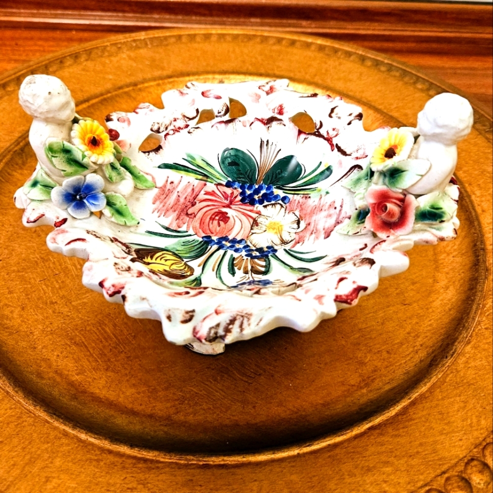 Capodimonte Flowers and Angels